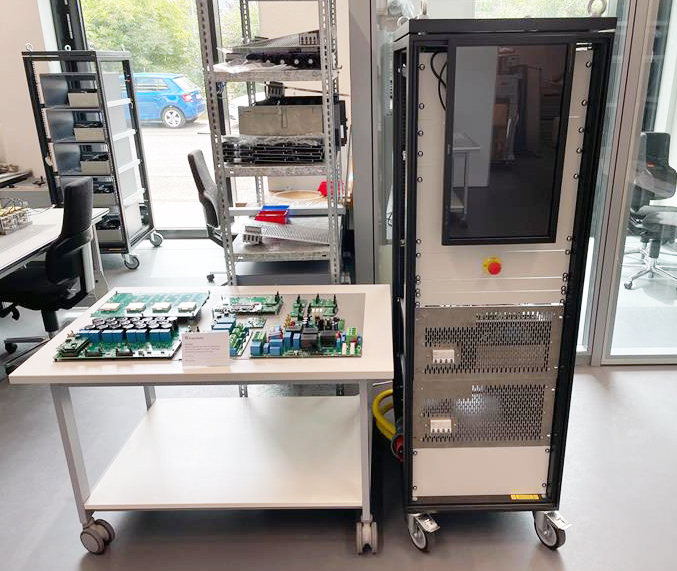 43.5 kVA RCP power converter developed in the project. 43.5 kVA RCP power converter developed in the project.